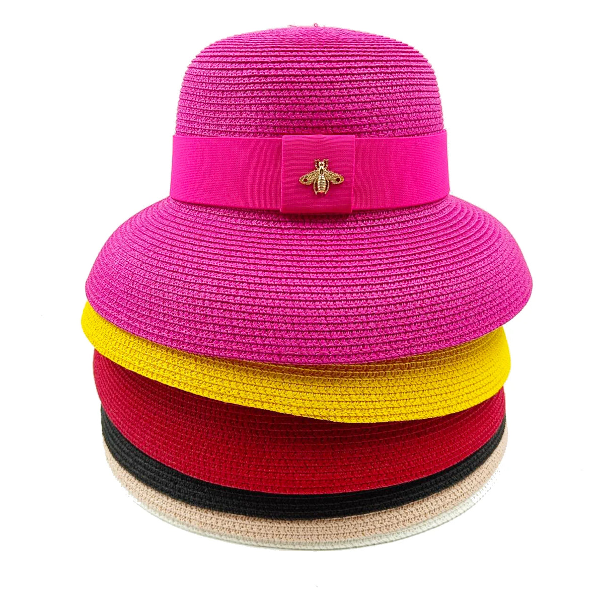 Sun protection straw hat French elegant outdoor beach travel anti-ultraviolet women's hat hats for womem